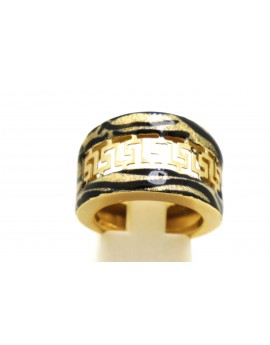 pierścionek złoty panterka wzór grecki 5.500g. 585 
