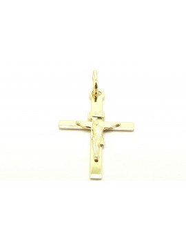 krzyżyk złoty z Panem Jezusem 1.000g. 585 