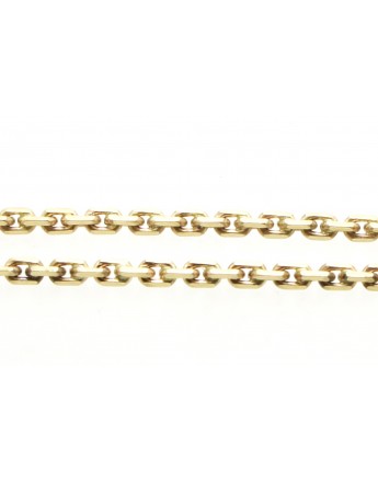 łańcuszek złoty ankrowy kuty masa 10,200gr. 585 dł.60cm.
