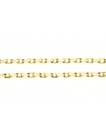 łańcuszek złoty ankrowy kuty masa 10.000gr. 585 60cm.